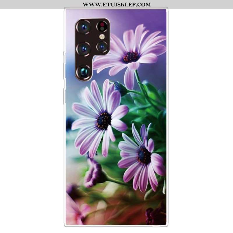 Etui do Samsung Galaxy S22 Ultra 5G Realistyczne Kwiaty